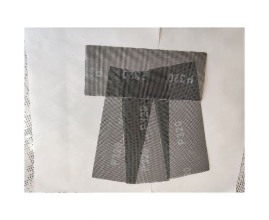 Абразивная сетка (кварцевый песок) P120, 115х280 мм, 10 штук BRUSHTEX 1000120 – изображение 4