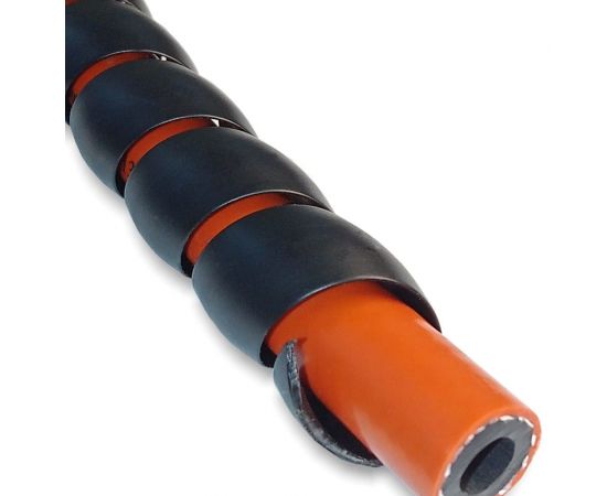 Спиральная защита PARLMU SG-32-F11-k5, полипропилен, размер 32, плоская поверхность, черная, 5 м PR0100700-5 – изображение 4