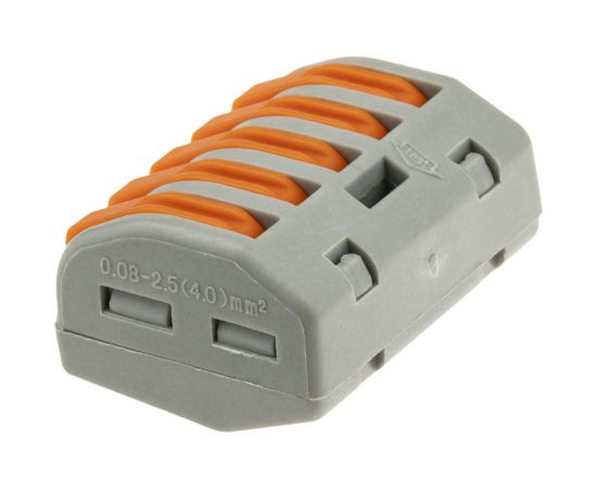 Соединительные монтажные клеммы duwi с рычажком СМК 222-415 4мм2 20 шт. 26747 8 – изображение 6