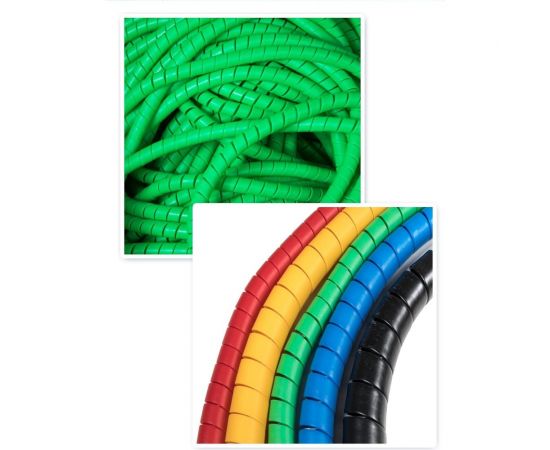 Защитная спираль для шлангов, рукавов и проводов Hydrosafe диаметр 44-65 мм, цвет черный, 25 метров HS44BLK25 – изображение 6