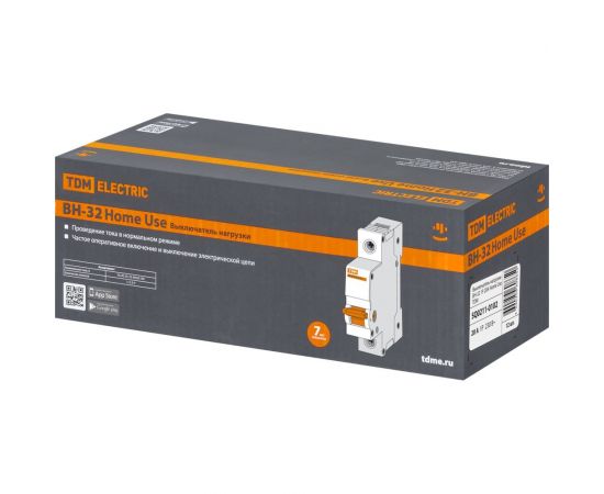 Выключатель нагрузки TDM (мини-рубильник) ВН-32 1P 20A Home Use SQ0211-0102 – изображение 7