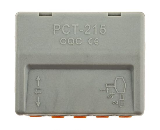 Соединительные монтажные клеммы duwi с рычажком СМК 222-415 4мм2 20 шт. 26747 8 – изображение 8