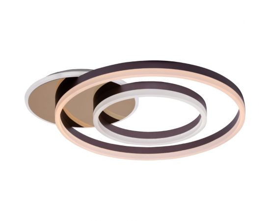 Потолочная светодиодная диммируемая люстра RITTER ECLIPSE пульт ДУ 3 режима 96Вт 2700К+6400К / 4200К / 6400К+2700К 52087 4 – изображение 9