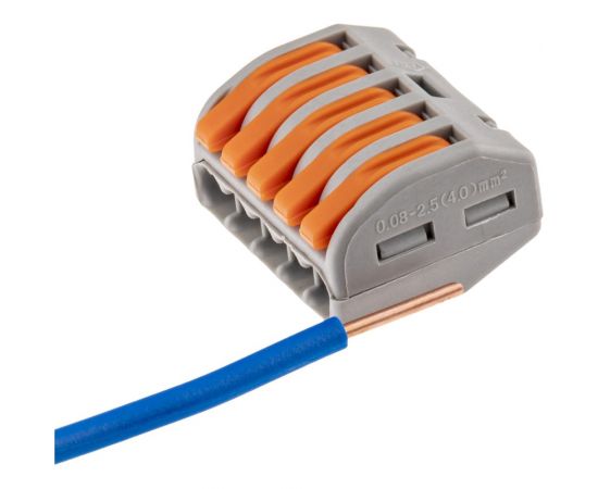 Соединительные монтажные клеммы duwi с рычажком СМК 222-415 4мм2 20 шт. 26747 8 – изображение 10