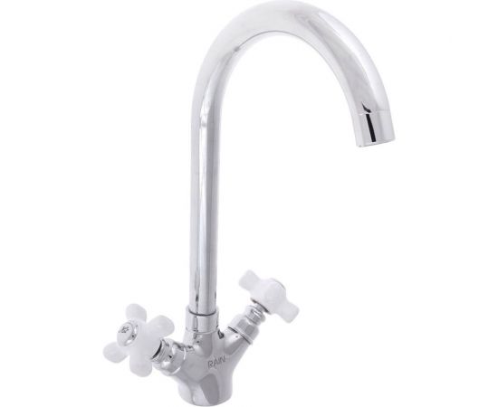 Смеситель для раковины RAIN Венера высокий, керамические кран-буксы 1/2 561-286 