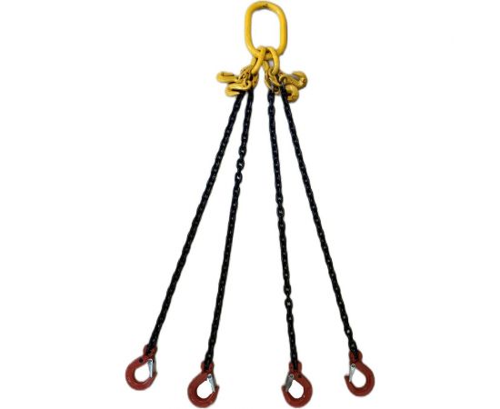 Цепной четырехветвевой строп ООО КанТраст 4СЦ 3,2/2000 с крюками укоротителями 4STS3202000R 
