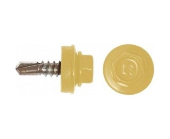 Кровельный саморез КРЕП-КОМП 4,8x19 RAL1018, желтый, Kn KENNER, 300 шт. ск48191018ф 