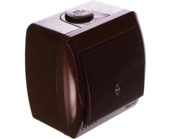 Выключатель Lezard NATA проходной, вишня 710-0600-105 