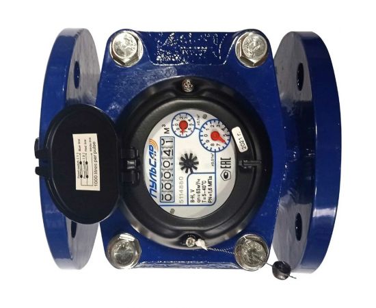 Турбинный счетчик х/в Пульсар Ду65 ; Qn=63м3/час; Тmax=40С; исп. 1; L=200мм; с имп. выходом Н00003874 