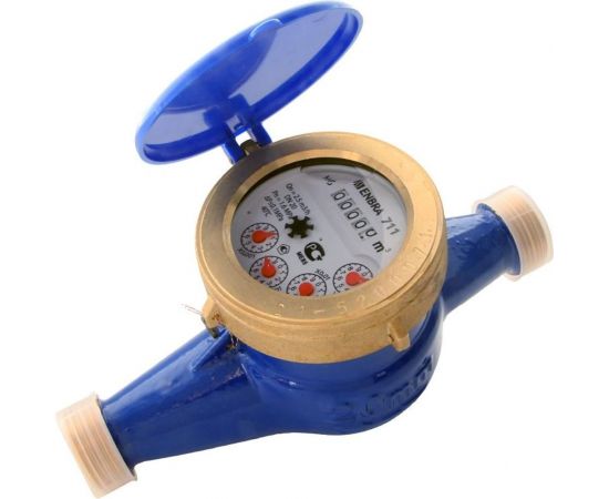 Мокроходный счётчик учёта холодной воды Энбра 711 L195 D20 B со сгонами 