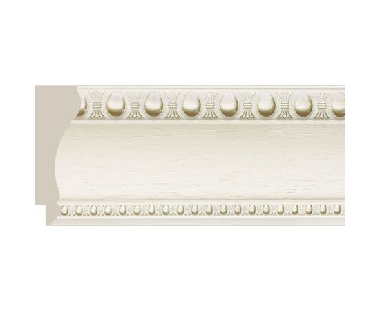 Интерьерный багет Cosca 80 мм, белое дерево СПБ023884 