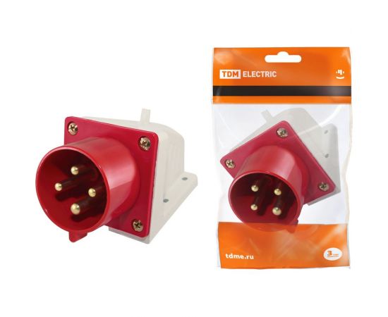 Стационарная вилка 524 TDM SQ0605-0015 