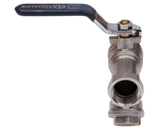 Шаровой кран AQUALINK вн-вн 1 Vs с фильтром ручка 2065 