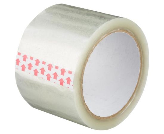 Клейкая лента ООО Комус 72 мм х 66 м, 38 мкм, прозрачный, 4 шт. 1691189 