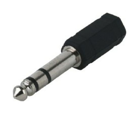 Переходник Pro Legend Jack 6.3 mm вилка - Jack 3.5 mm розетка, аудио-стерео PL1063 