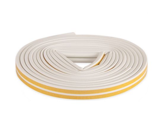 Самоклеящийся уплотнитель для окон и дверей KRASS D10 белый Лк-00002356 