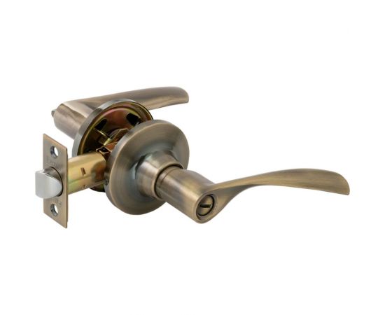 Ручка-защёлка VETTORE a8023 bk ab, поворотник-заглушка, бронза 20129 