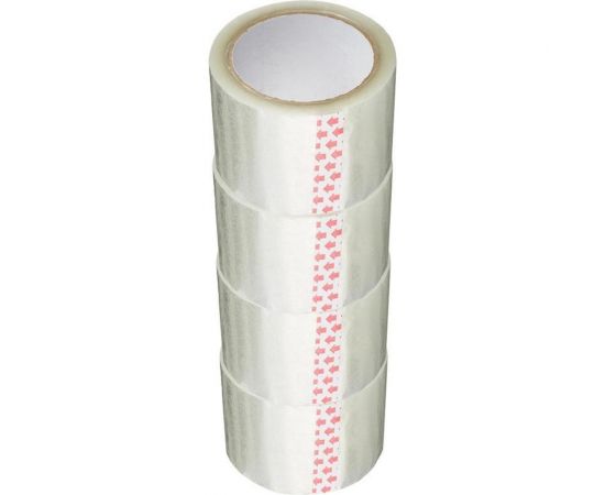 Клейкая лента ООО Комус 72 мм х 66 м, 38 мкм, прозрачный, 4 шт. 1691189 – изображение 2