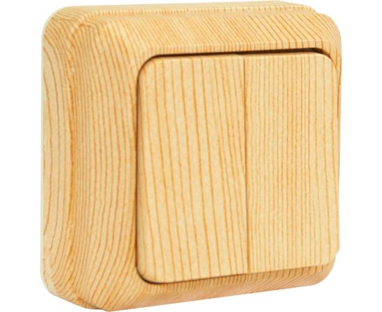 Двухклавишный выключатель Jilion дуб 9533464 – изображение 2