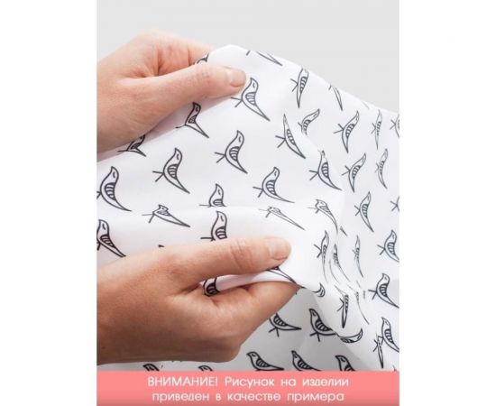 Штора (занавеска) для ванной JoyArty ""Серый градиент"" из сатена, 180х200 см с крючками, sc_8606 – изображение 2