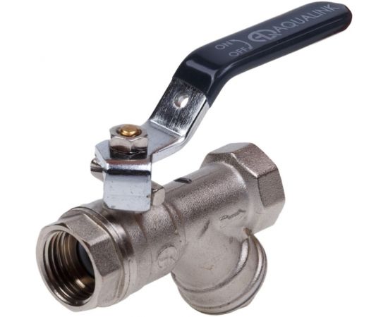Шаровой кран AQUALINK вн-вн 1 Vs с фильтром ручка 2065 – изображение 2
