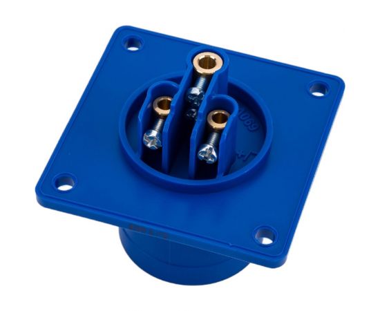 Встраиваемая вилка PCE 16А 230V 1P+N+E IP44 613-6 – изображение 3