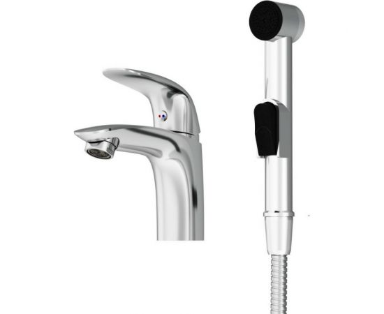Смеситель для умывальника Damixa Palace Bit с гигиеническим душем 310300000 – изображение 3