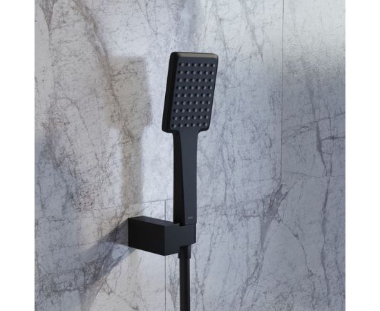 Лейка для душа IDDIS Ray черная матовая SLI1F0Bi18 – изображение 4