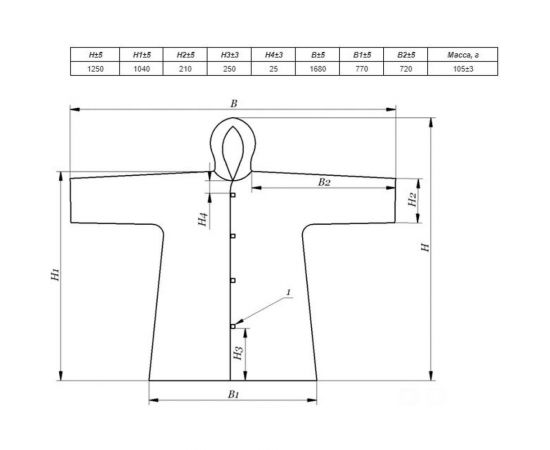 Универсальный плащ-дождевик PALISAD размер S-XXXL/44 -60 Camping 69519 – изображение 4