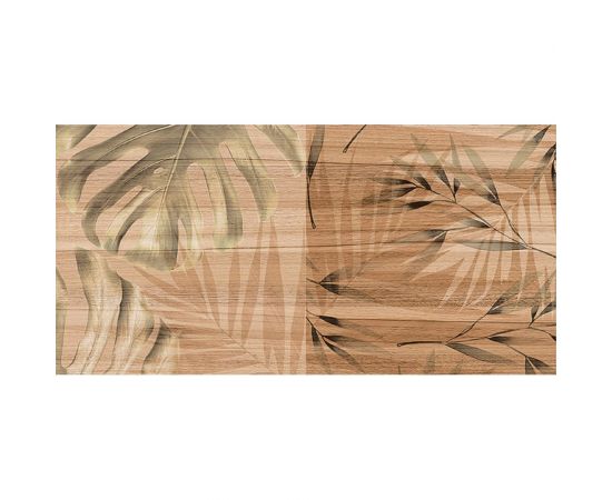 Настенная керамическая плитка LAPARET Organic (коричневый; узор; 20x40 см; 15 шт.) х9999278238 – изображение 4