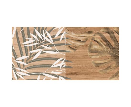 Настенная керамическая плитка LAPARET Organic (коричневый; узор; 20x40 см; 15 шт.) х9999278238 – изображение 5