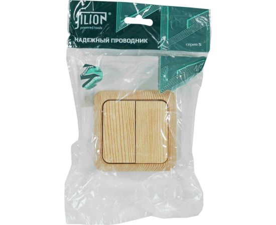 Двухклавишный выключатель Jilion дуб 9533464 – изображение 6