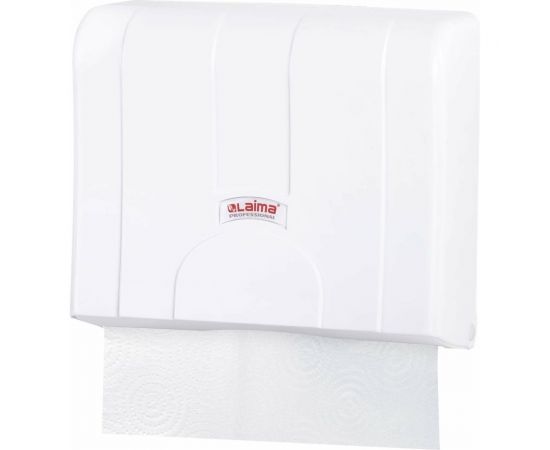 Диспенсер для полотенец LAIMA Professional Lsa, система H2, Z-сложения, белый, Abs-пластик 607991 – изображение 7