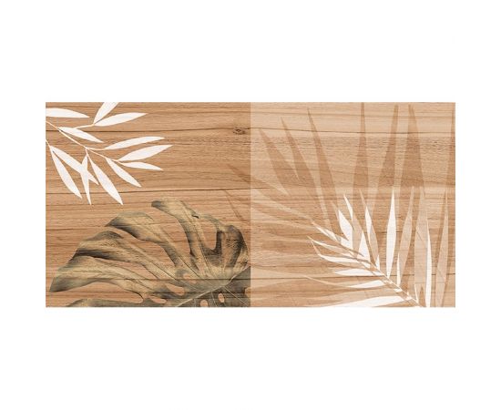 Настенная керамическая плитка LAPARET Organic (коричневый; узор; 20x40 см; 15 шт.) х9999278238 – изображение 8