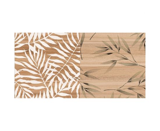 Настенная керамическая плитка LAPARET Organic (коричневый; узор; 20x40 см; 15 шт.) х9999278238 – изображение 10