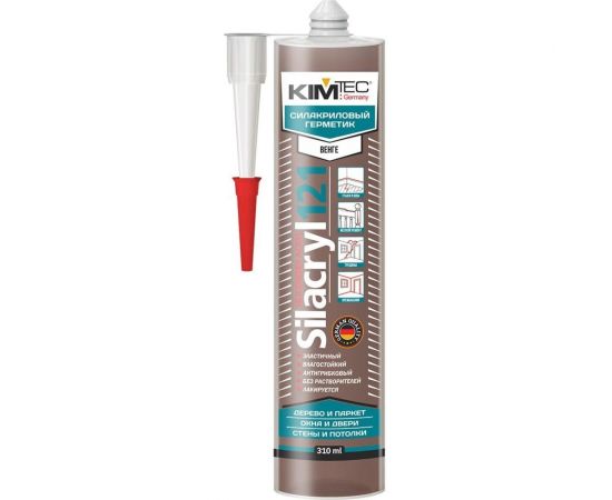 Силакриловый герметик KIM TEC Silacryl 121 венге, 310 мл 11612250 