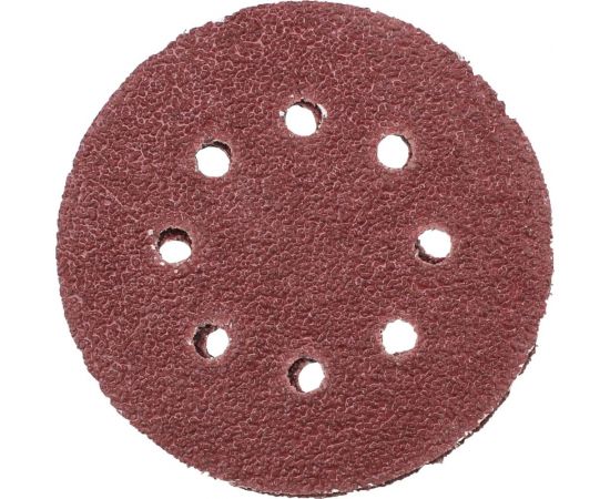 Круг абразивный шлифовальный под липучку с перфорацией 125 мм, Р24, 5 шт On 19-05-040 