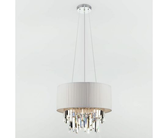 Подвесной светильник Eurosvet Strotskis 10122 6 хром/прозрачный хрусталь a054108 