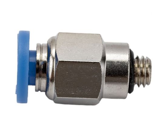 Фитинг цанговый прямой с наружной резьбой M5x0.8 для трубки диаметром 4 мм SHPI PC 04-M5 