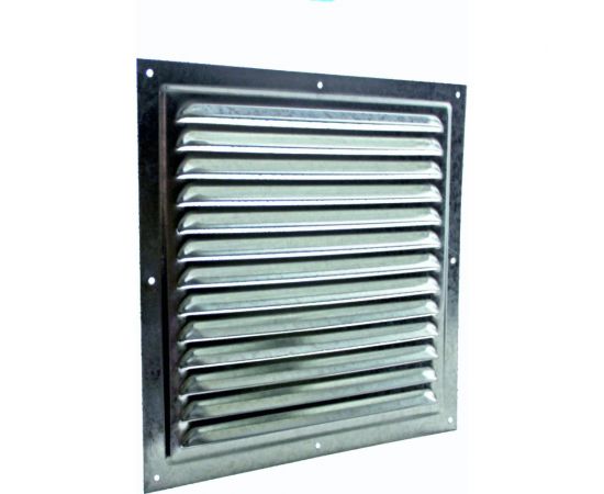 Решетка металлическая (120x120 мм; оцинкованная) ВИЕНТО РМ1212Ц 