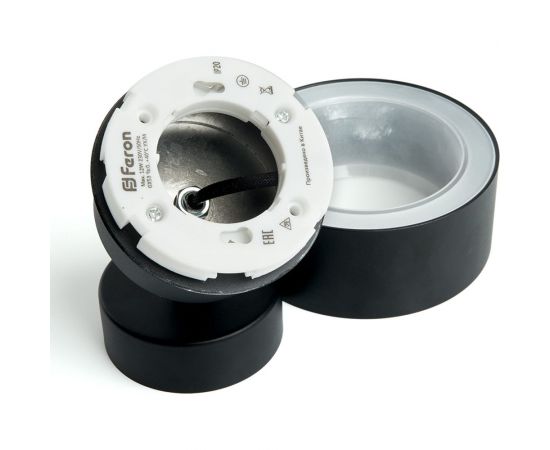 Светильник FERON HL3670 AURA 12W, 230V, GX53, черный артикул 48412 – изображение 11