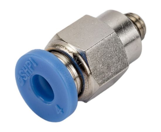 Фитинг цанговый прямой с наружной резьбой M5x0.8 для трубки диаметром 4 мм SHPI PC 04-M5 – изображение 2