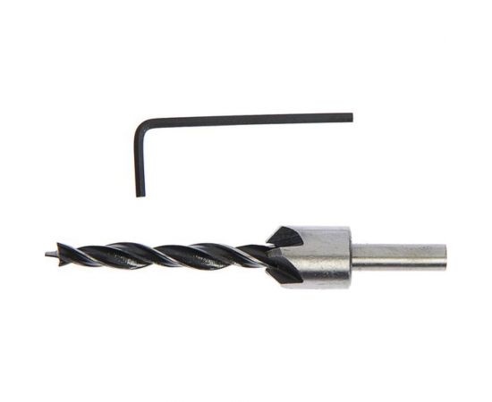 Сверло с зенкером (7х100 мм) ТУНДРА 4506452 – изображение 2