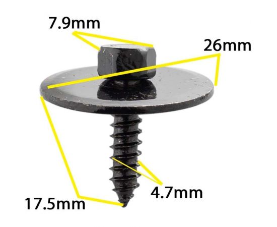 Металлический автокрепеж Крепавто M2037 – изображение 2