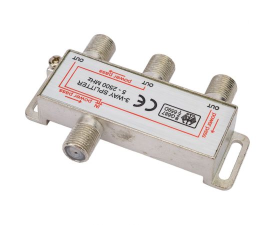 Сплиттер (делитель) Ripo tv на 3 направления под f разъемы 5-2500 mhz 005-400084 – изображение 3