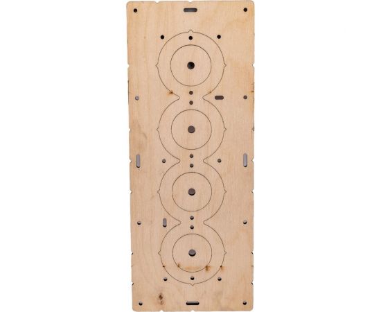 Шаблон для сверления подрозетников на 4 отверстия, 72 мм, толщина 8 мм, расстояние 71 мм РОТОР 4Shablon-v3-72 – изображение 3