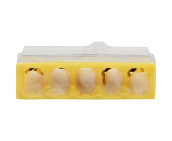 5-проводная экспресс-клемма REXANT с пастой СМК 2273-245 0,5-2,5 мм2 прозрачная 100 шт 07-3219 – изображение 3