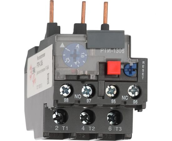 Электротепловое реле ЭРА DRT10-0001-D016-E РТИ-1306 1-1,6А Б0050402 – изображение 3