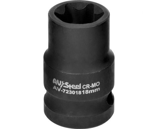 Головка ударная (E18; 1/2DR) AV Steel AV-723018 – изображение 4