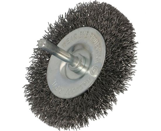 Щетка дисковая 100х20 мм, с хвостовиком, сталь FASTER TOOLS 3494 – изображение 4